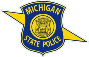 Michigan State Police Reflective, or Matte Vinyl Decal Sticker MI Trooper - Picture 1 of 3