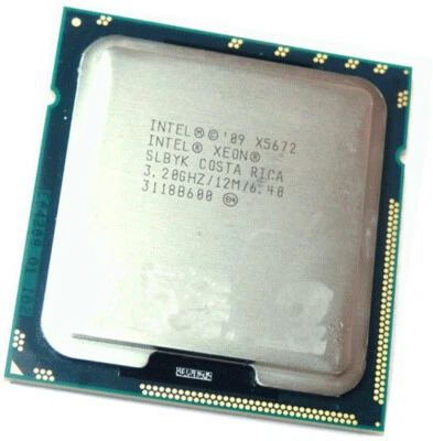 Intel Xeon X5672 3.20GHz SLBYK Quad-Core 12MB Socket LGA1366 CPU Processors - Image 1 of 4