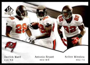 2009 SP Authentic Derrick Ward/Antonio Bryant/Kellen Winslow R8 - Picture 1 of 2