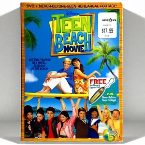 Teen Beach Movie (DVD, 2012, Widescreen) NEW w/ Slip & *Bonus Zipper Pull - Picture 1 of 6