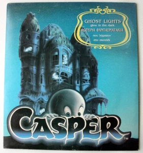 VINTAGE 1995 CASPER GHOST LIGHTS GLOW IN THE DARK FIGURES MADE IN GREECE NEW ! - Picture 1 of 5