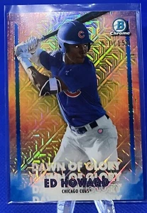 2021 Bowman Chrome Ed Howard Blue Mojo Refractor Mega Box /150 Dawn of Glory - Picture 1 of 2