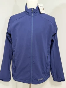 NEW Marmot Approach Jacket Men's Softshell Navy Blue Zip Coat Mens M Medium - Picture 1 of 2
