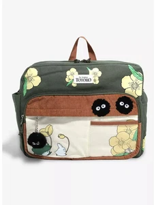 Studio Ghibli My Neighbor Totoro Soot Sprite Convertible Backpack bonus socks - Picture 1 of 4