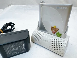 Sharp MD-DP700 MiniDisc Player MDLP Silver w/ Speaker Dock AC Adapter Tested - Picture 1 of 20