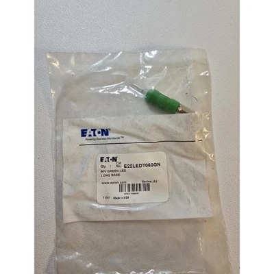 Eaton E22LEDT060GN LED Light Module 60V Green 22mm Pilot Indicator Made in USA - Image 1 of 2
