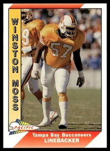 1991 Pacific Winston Moss Tampa Bay Buccaneers #510 - Picture 1 of 2