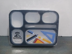 Quaker Bento Lunch Box School Work Food Storage Container 6 Compartments w/Spork - Picture 1 of 3