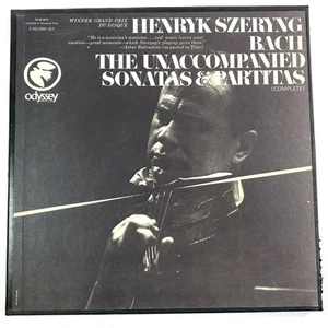 Henryk Szeryng - Bach Unaccompanied Sonatas & Partitas - Odyssey 3 LP Vinyl Box - Picture 1 of 5