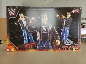 Mattel WWE Ultimate Edition WCW Monday Nitro Ring with Eric Bischoff Action - Picture 1 of 1