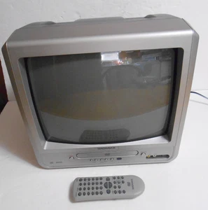 Magnavox 13" MWC13D6 Retro Gaming CRT TV/DVD Player Combo With Remote & Front AV - Picture 1 of 18
