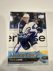 Young Guns #451 de cubierta superior firmada por Patrick Laine 2016/17 - Imagen 1 de 4