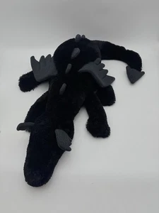 Jellycat Onyx Drache groß riesig Jumbo schwarz Monster Floppy 36 Zoll - Bild 1 von 10