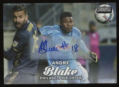 2017 Topps Stadium Club MLS Andre Blake #48 Rookie RC Autograph Signature Auto - Image 1 of 2