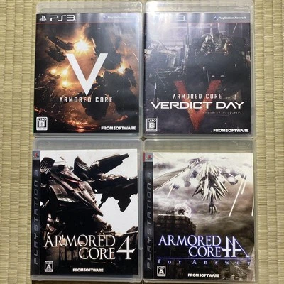 Armored Core 4 For Answer V Verdict Day Set Lot 4 PS3 Playstation3 Tested JP  95 - Image 1 of 4