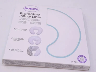 Boppy Protective Pillow Liner | Bright White Fabric | Brand New Fast Shipping - Image 1 of 4