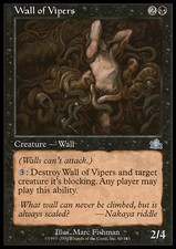 Magic the Gathering MTG Wall of Vipers (80) Prophecy   NM