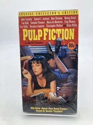 Pulp Fiction VHS Collector’s Edition NEW Shrink wrapped Tarantino Collectible Foto 1 de 4
