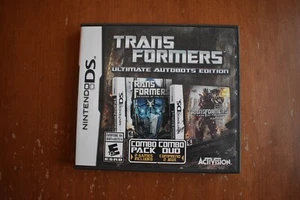 Transformers Ultimate Edition - Nintendo DS Empty Case & Manual only - NO GAME - Picture 1 of 4