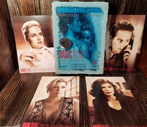 Basic Instict 2 Disc 10th Anniversary Special Edition Ice Pack DVD W/ Cards,PAL9