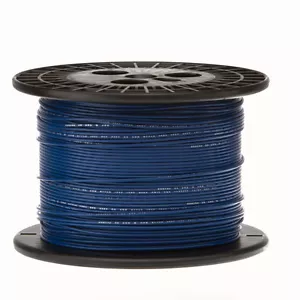 24 AWG Gauge Stranded Hook Up Wire Blue 1000 ft 0.0201" UL1007 300 Volts - Picture 1 of 1