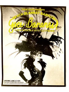 1975 Original Poster and Fan / Beach Blanket Babylon / Hard To Find - Picture 1 of 9
