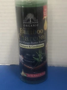 Organic Activated Bamboo Charcoal With Mango Butter Extract Shampoo&Conditioner - Picture 1 of 5