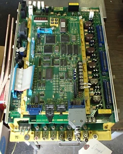 FANUC SPINDLE SERVO UNIT A06B-6064-C308 #H550 A20B-2000-0220/048R Used Cut Out - Picture 1 of 12