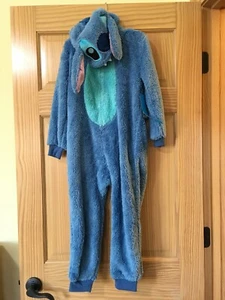 Disney Store Stitch Costume Pajama Romper Jumpsuit Bodysuit Kids Lilo & Stitch - Picture 1 of 1