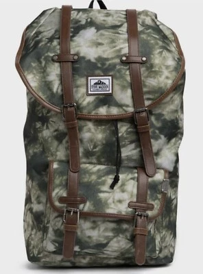 Mochila utilitaria clásica STEVE MADDEN, Olive Multi, nueva con etiquetas Foto 1 de 4
