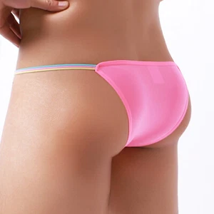 4PCS/LOT Mens Sexy Bikini Briefs Panties Thong Pouch G-string Underwear Lingerie - Picture 1 of 24