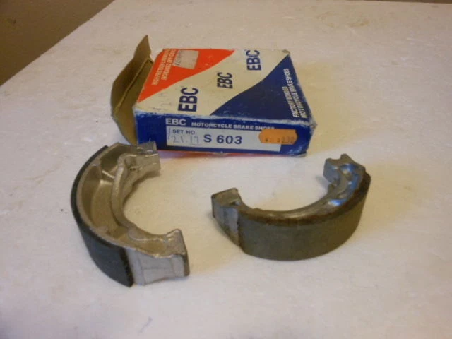 New EBC KE100 KD80 KM100 KLX110 RM50 RM60 DRZ110 Brake Shoes EBC S603 S 603 - Image 1 of 2