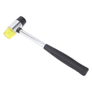 (25 mm) Doppelkopfhammer Breitgebrauch Stahlrohrgriff Gummihammer für