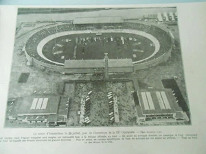 Le Stade d'Amsterdam jour ouverure de la IXè Olympiade 1928 Image Print - Imagen 1 de 1