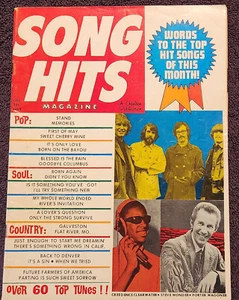 Song Hits Magazine July 1969 - Song lyrics and Group/Artist Stories - Picture 1 of 3