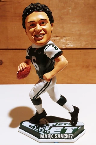 NFL Mark Sanchez #6 NY Jets Forever Collectibles Bobblehead Football Figurine Cover