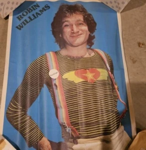 Vintage 1970s Robin Williams Poster 16 X 22 Very Rare Variant Normally Over $100 - Picture 1 of 1