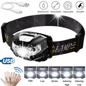 LED Stirnlampe Kopflampe Leuchte Licht Jogginglampe Freizeit Camping Sport  - Bild 1 von 20