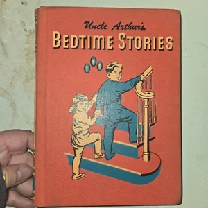 Vtg 1950 Uncle Arthur's Bedtime Stories Vol 3 by Arthur S. Maxwell HC 384pgs Chr - Foto 1 di 5