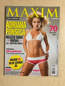 may 2008 En Espanol Maxim #74 Adriana Fonseca sexy cover + Monica Farro Spanish - Picture 1 of 22