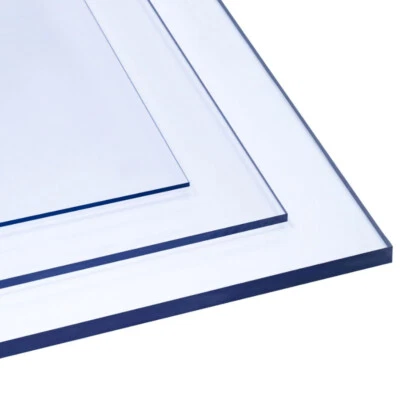 MTS VERTRIEBS GMBH Polycarbonat Platte 2-12mm - UV-Schutz Transparent Scheibe Bruchsicher Zuschnitt