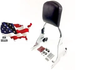 HARLEY DAVIDSON QUICK-RELEASE SPORTSTER SISSY BAR PASSENGER BACK REST 2004-2024 - Bild 1 von 5