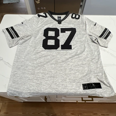 Jordy Nelson #87 Green Bay Packers Nike XL Jersey Grid Iron White/Black Spacedye Cover