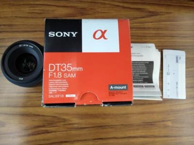 Sony DT 35mm 1.8 SAM 35mm SAL35F18 FO 0157 Wide Angle Lens - Image 1 of 3