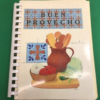 1980 Dual Language Mexican Cookbook Spanish English Junior League Mexico City - Image 1 of 4