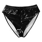 Brand New Underwear Women Pvc Sexy Lingerie Slight Stretch Spandex Briefs