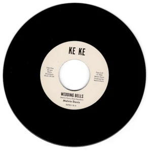 MELVIN DAVIS Wedding Bells - New Northern Soul 45 (Ke Ke) 7" Vinyl *Listen 60s - Picture 1 of 3