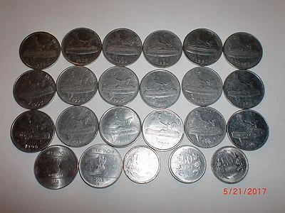 INDIA COINS - 23  "50  PAISE"   COINS -FULL RANGE - 1988C-2015 - 3 DESIGNS#21AM2 - Image 1 of 4