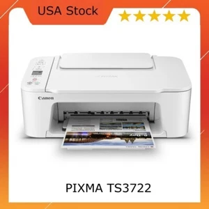 PIXMA TS3722 Wireless All-in-One Home Printer with Scanner and Copier - Picture 1 of 5