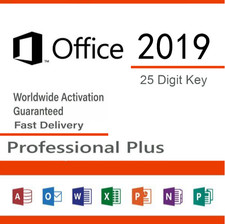 MS Office 2019 Professional Pro Plus  Lifetime License Genuine Key